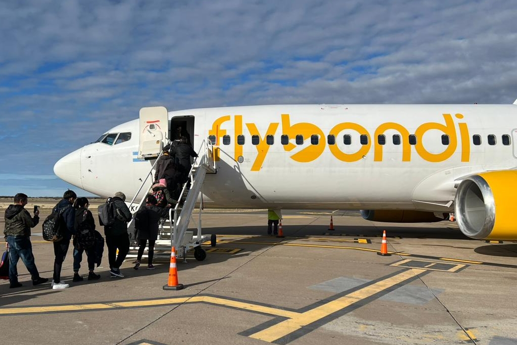 Flybondi retoma sus vuelos a Ushuaia